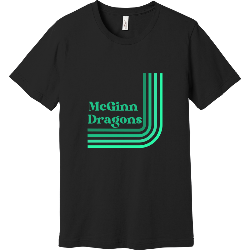 McGinn Elementary Unisex 'Vintage' Jersey Short Sleeve Tee