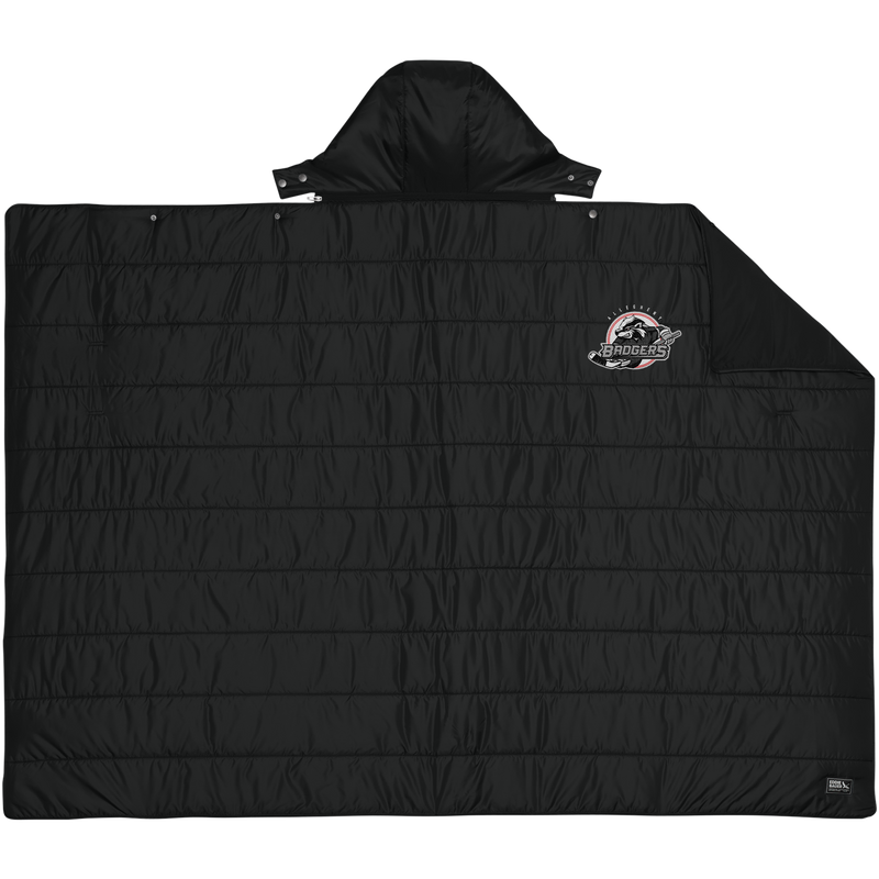 Allegheny Badgers Eddie Bauer Puffy Camp Poncho