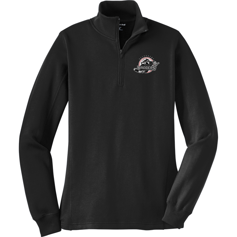 Allegheny Badgers Ladies 1/4-Zip Sweatshirt