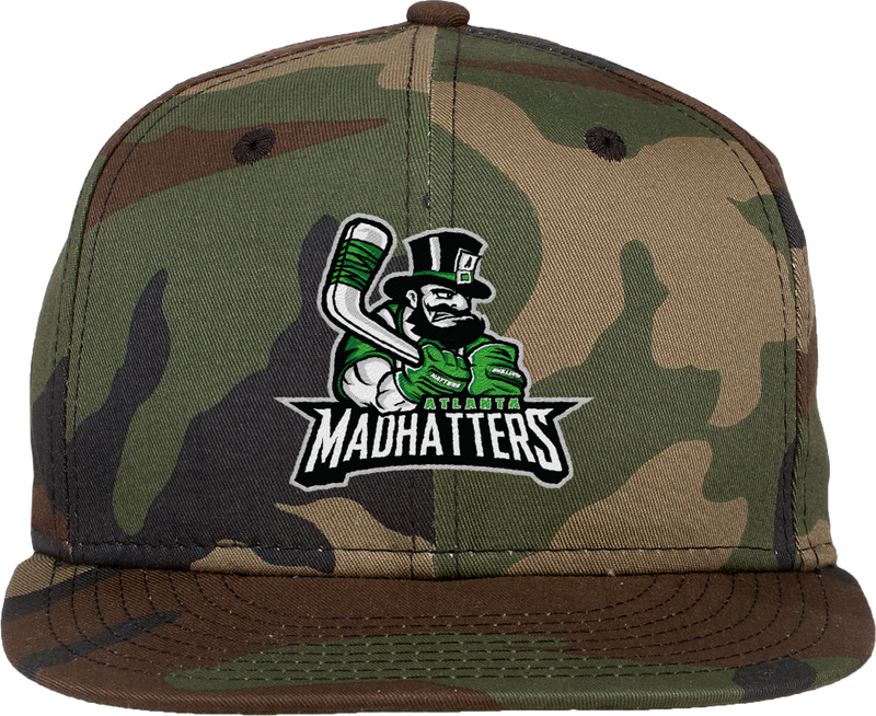 Atlanta Madhatters New Era Flat Bill Snapback Cap