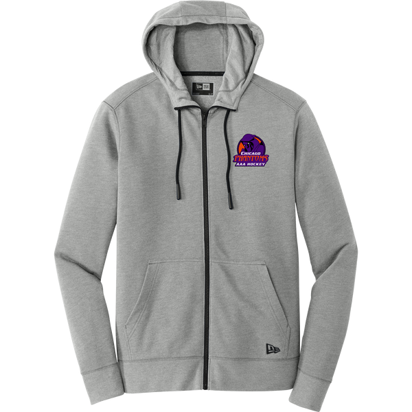 Chicago Phantoms New Era Tri-Blend Fleece Full-Zip Hoodie