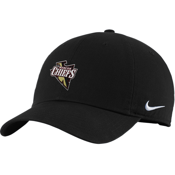 Mercer Chiefs Nike Heritage Cotton Twill Cap