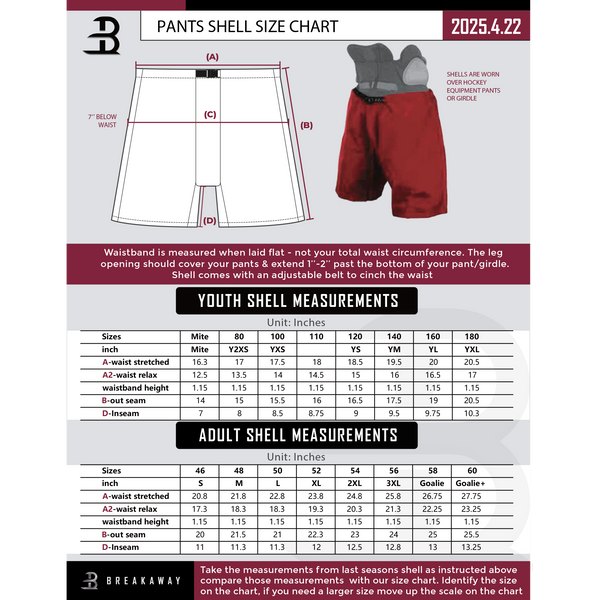 Mercer Tier 1 Half Ice Mites Youth Pants Shell