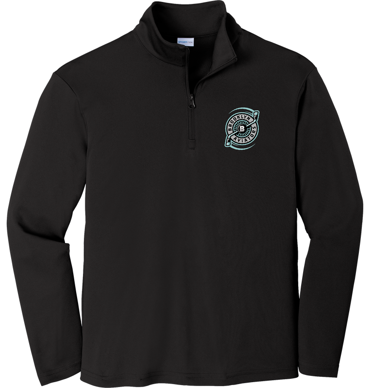 Brooklyn Aviators Youth PosiCharge Competitor 1/4-Zip Pullover